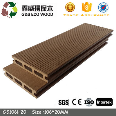 UVweerstandswpc Hol Decking Zwembad Antislip Houten Plastic Samengestelde Decking