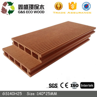 UVweerstandswpc Hol Decking Zwembad Antislip Houten Plastic Samengestelde Decking