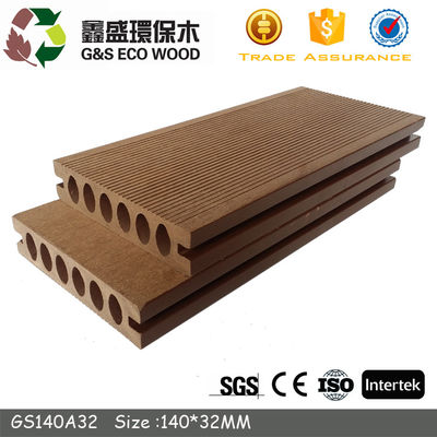 UVweerstandswpc Hol Decking Zwembad Antislip Houten Plastic Samengestelde Decking
