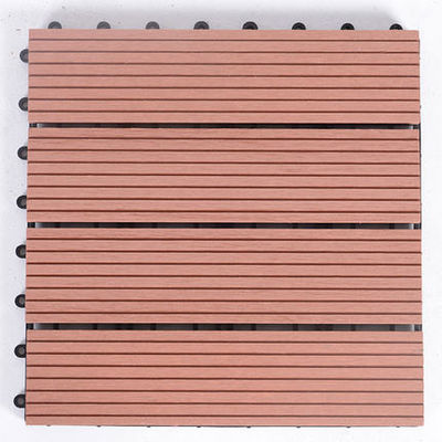 Snelle Installatietuin 23mm van de Tegelsuvproof Wpc van Diy Decking de Buitenbekleding