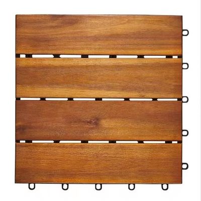 WPC-HDPE Met elkaar verbindende het Dektegels die van Diy Wpc Houten Plastic Samengestelde Decking vloeren