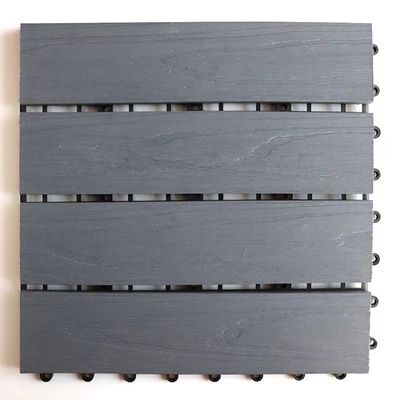 WPC-HDPE Met elkaar verbindende het Dektegels die van Diy Wpc Houten Plastic Samengestelde Decking vloeren