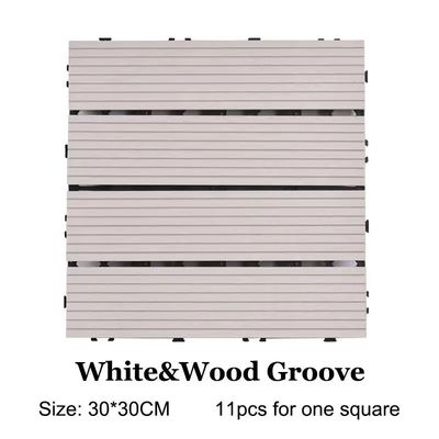 Wit Draagbaar van het het Dekterras van DIY Wpc Gemakkelijk de Muurcomité 310 X22 Mm van Wpc Binnen