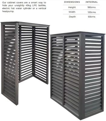880mm Ductless Mini Outdoor AC de Airconditionerdekking van de Eenheidsdekking WPC Openlucht
