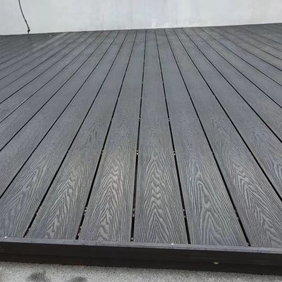 Het openluchthuis verfraait Houten Plastic Samengestelde Bevloering Co Uitgedreven Decking 50mm